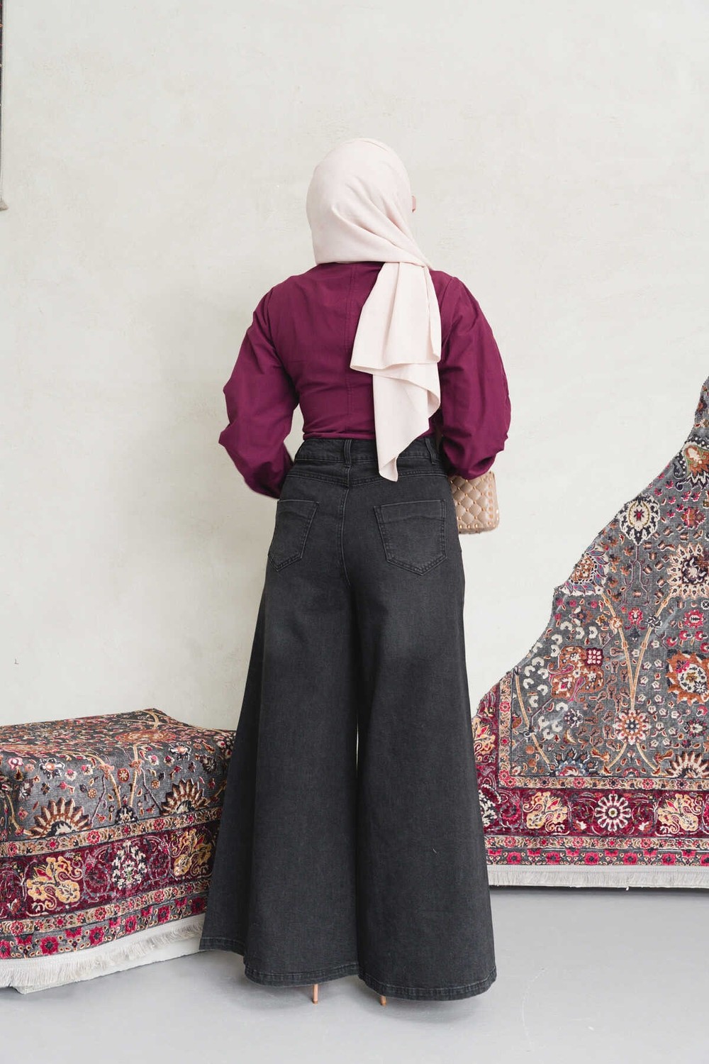 Neways 1162-DENIM Pantolon Etek Füme görsel 4