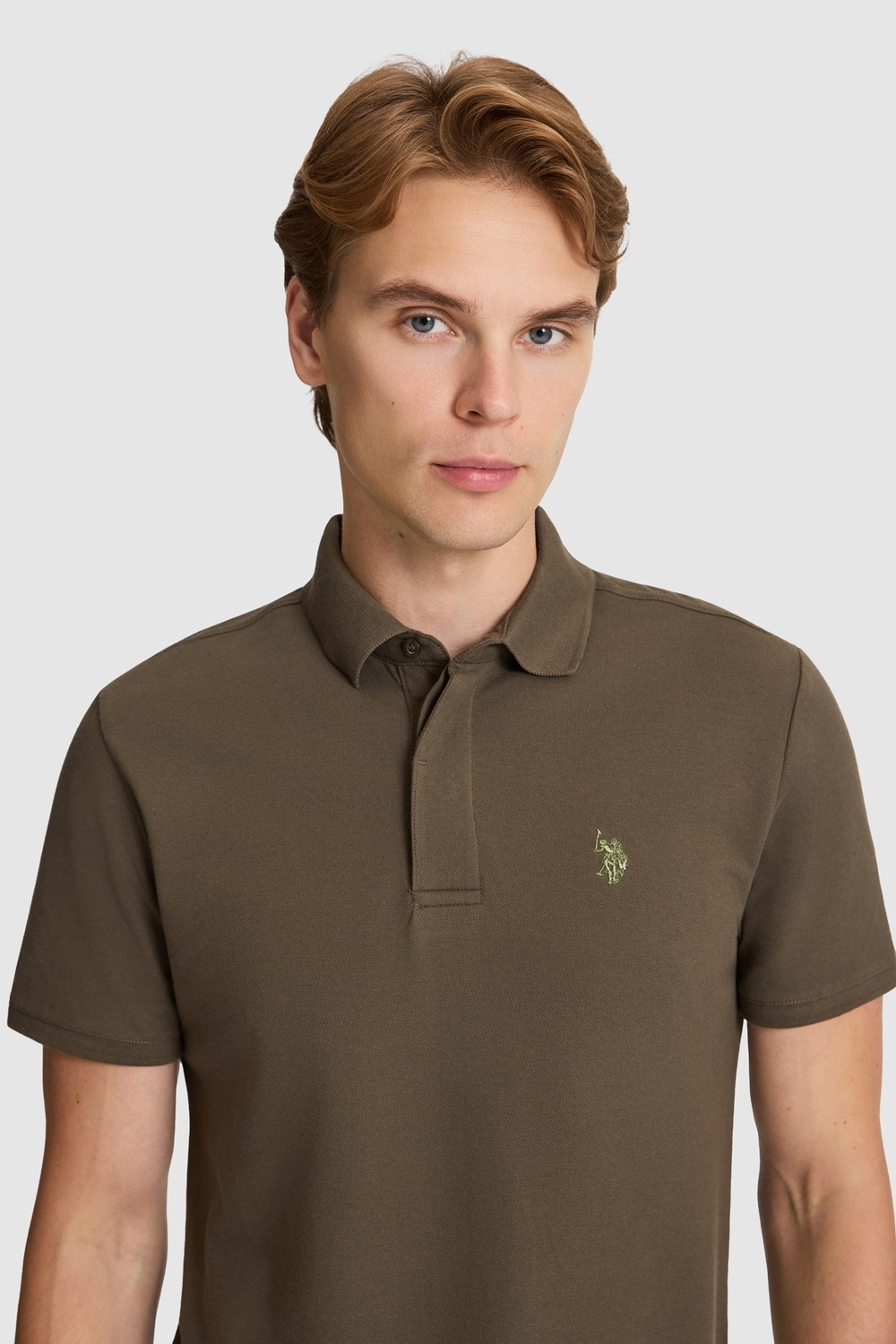 U.S. Polo Assn. Erkek Taş Tişört Basic 50327003-VR049 görsel 8