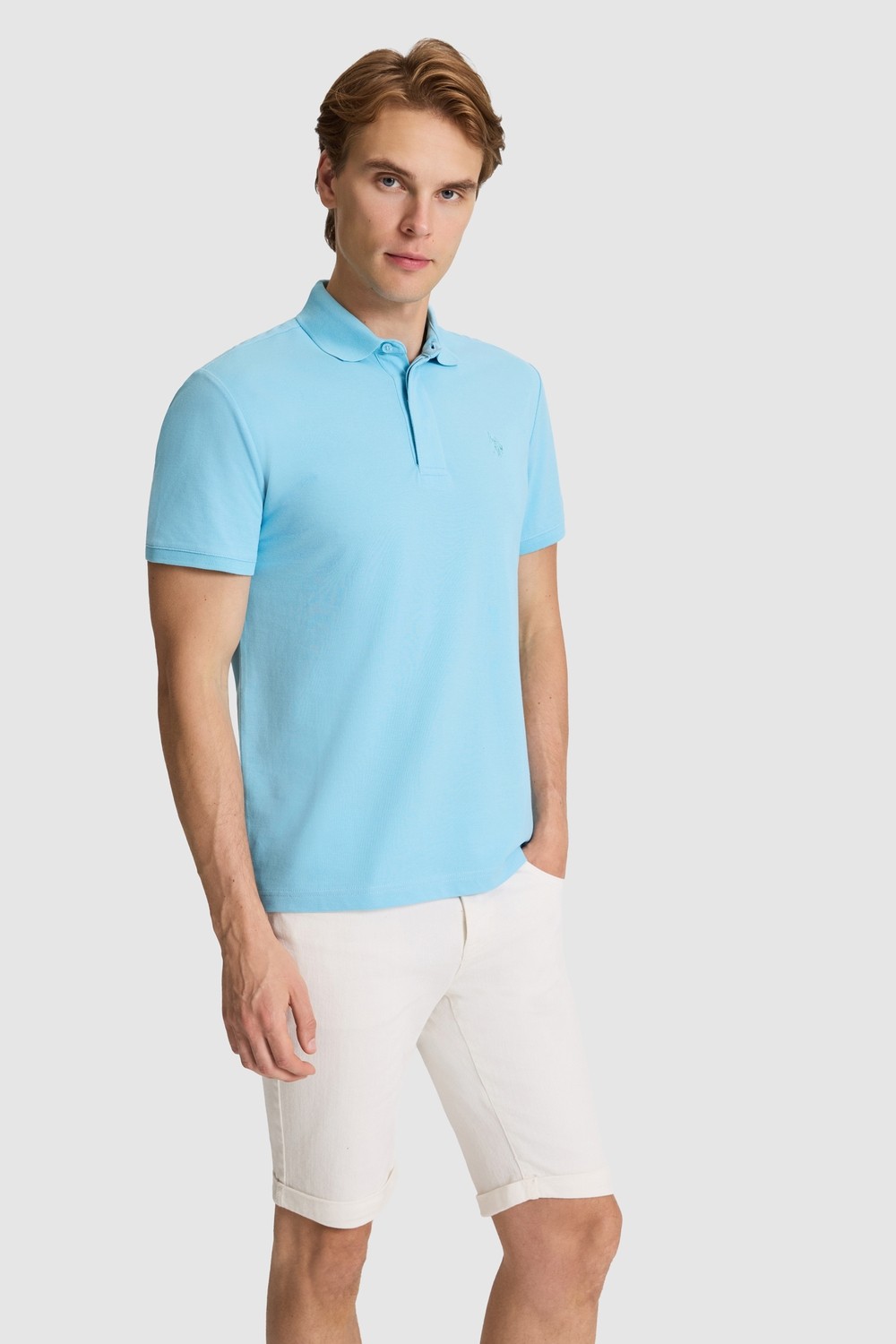U.S. Polo Assn. Erkek Taş Tişört Basic 50327003-VR049
