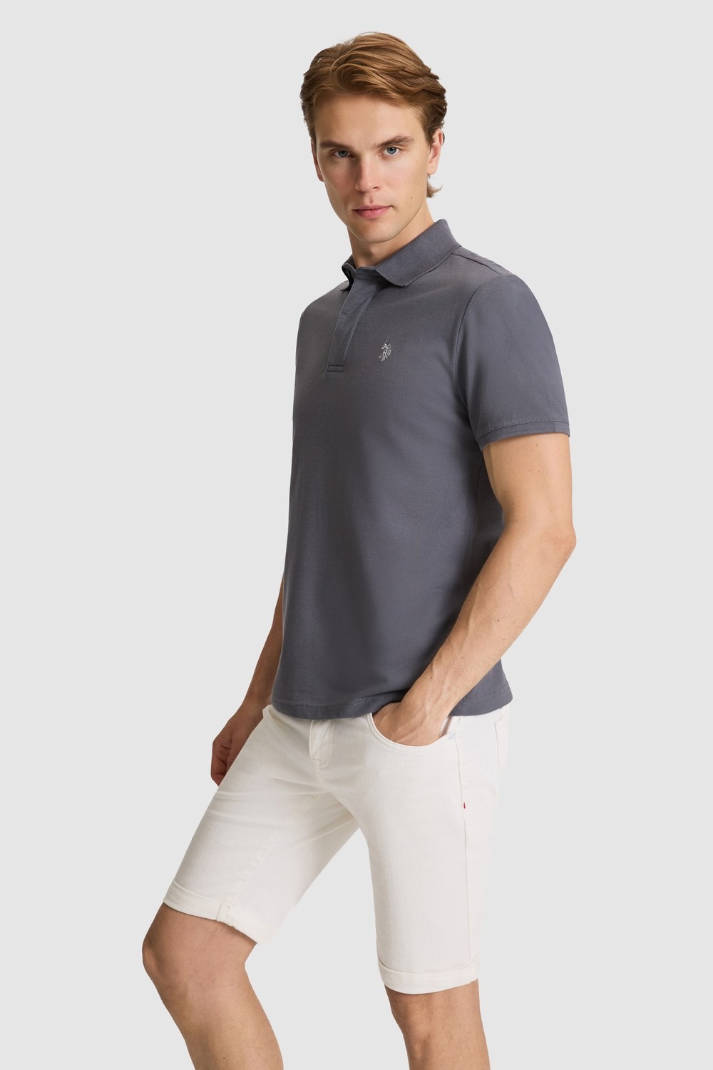 U.S. Polo Assn. Erkek Taş Tişört Basic 50327003-VR049