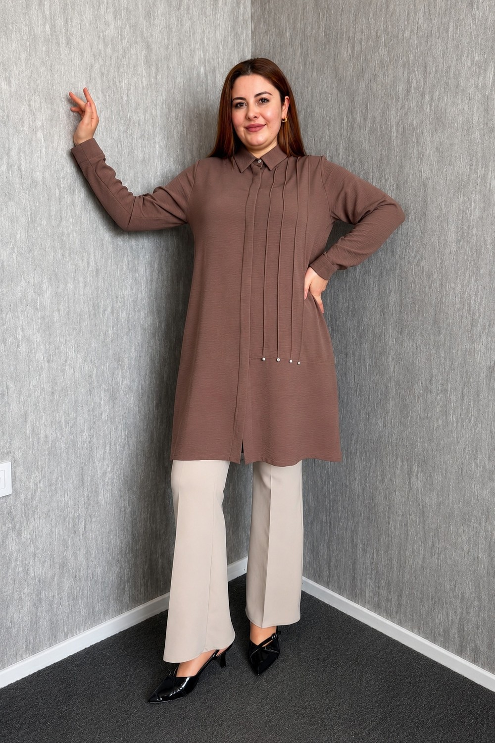 Modaplaza Kadın Aerobin Kapüşonlu Tunik 7560