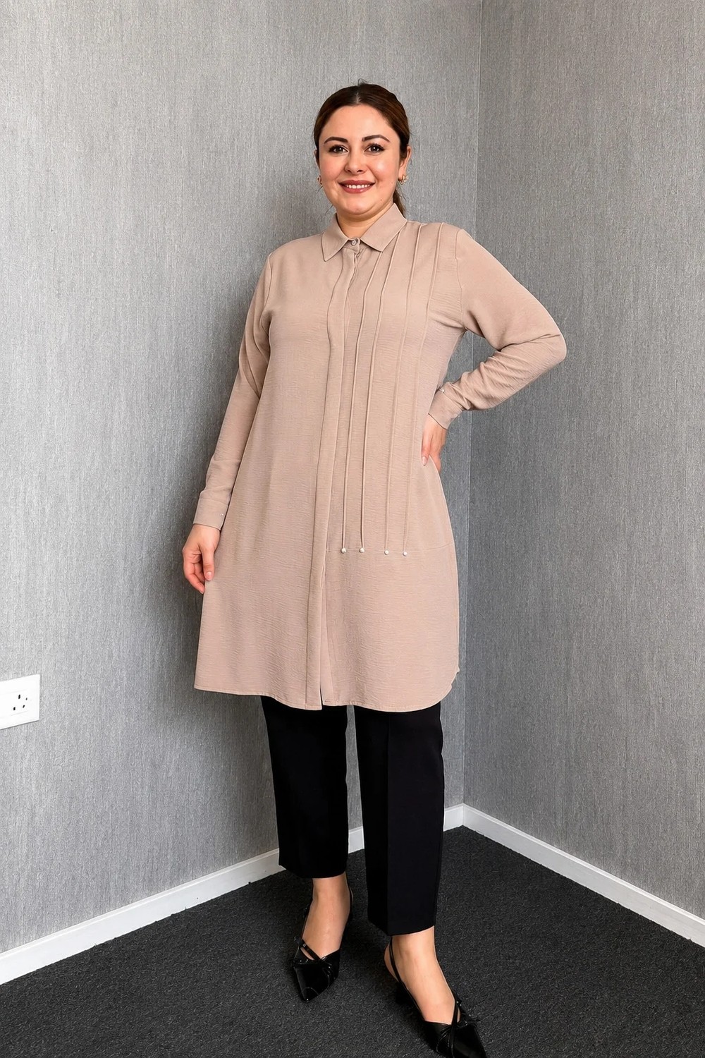Modaplaza Kadın Aerobin Kapüşonlu Tunik 7560