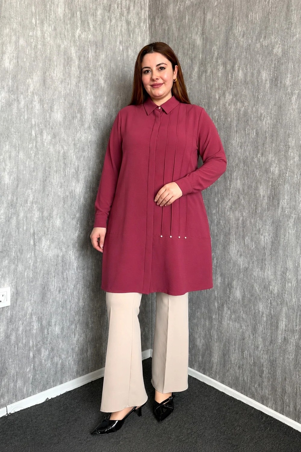 Modaplaza Kadın Aerobin Kapüşonlu Tunik 7560