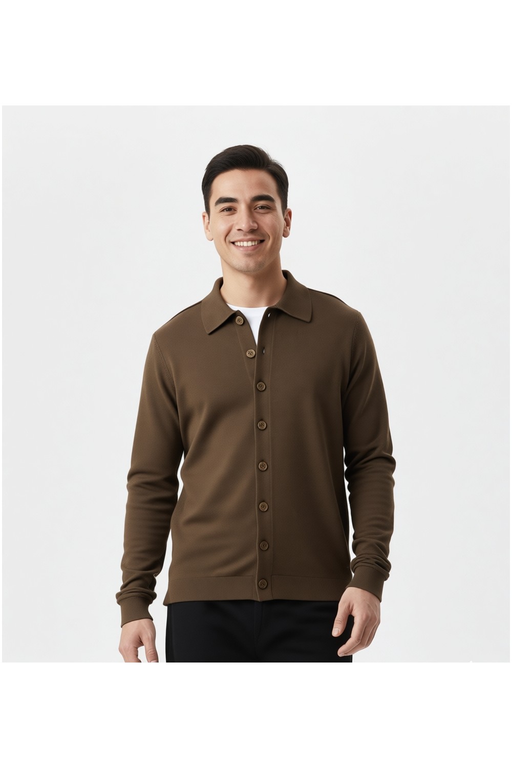 U.S. Polo Assn. Erkek Siyah Hırka (Triko) 50298272-VR046 görsel 8