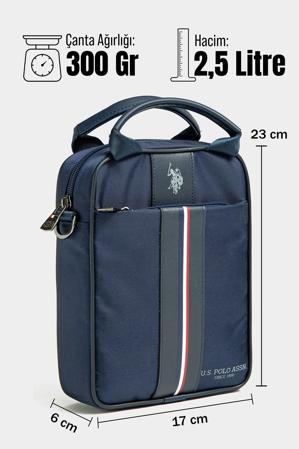 U.S. Polo Assn. U.s. Polo Assn 26056-26059 Omuz Askılı El Çantası Postacı Çantası Çapraz Çanta görsel 8