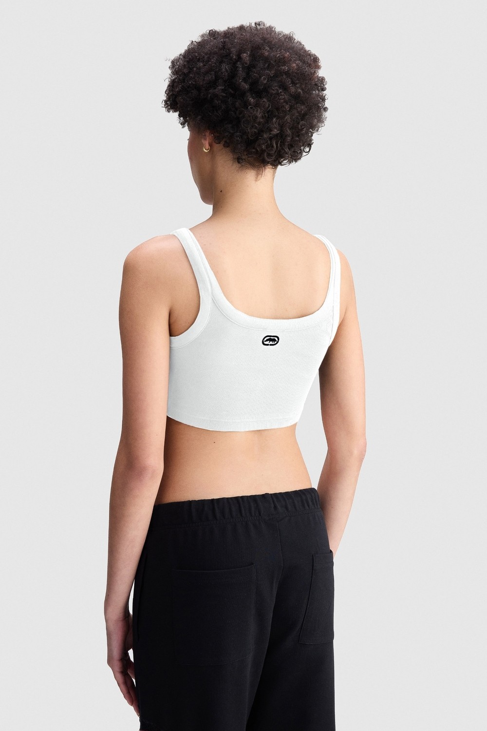 Ecko Unltd. Ecko Red Julıette Slim Fit U Yaka Baskılı Kadın Beyaz Bralet görsel 3
