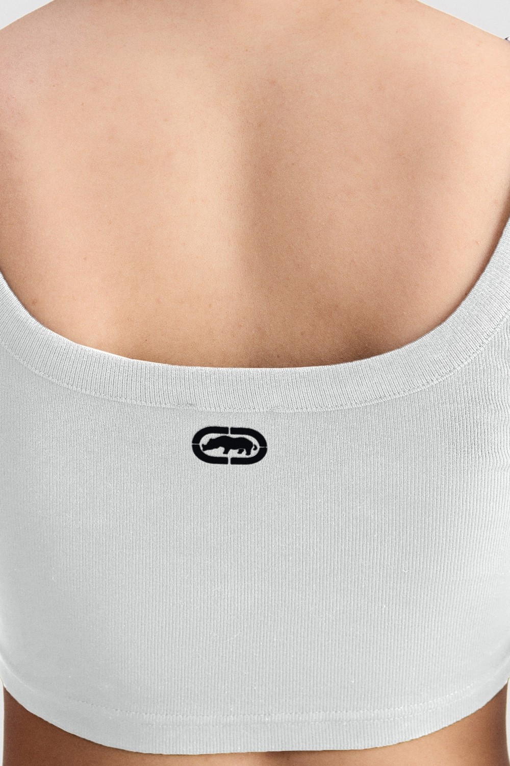 Ecko Unltd. Ecko Red Julıette Slim Fit U Yaka Baskılı Kadın Beyaz Bralet görsel 4
