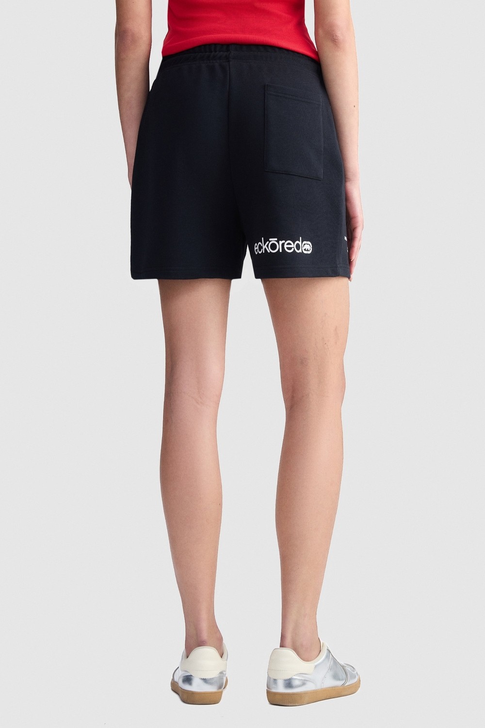 Ecko Unltd. Ecko Red Sadıe Loose Fit Çift Cepli Baskılı 3 Pamuklu Kadın Kahverengi Şort görsel 2
