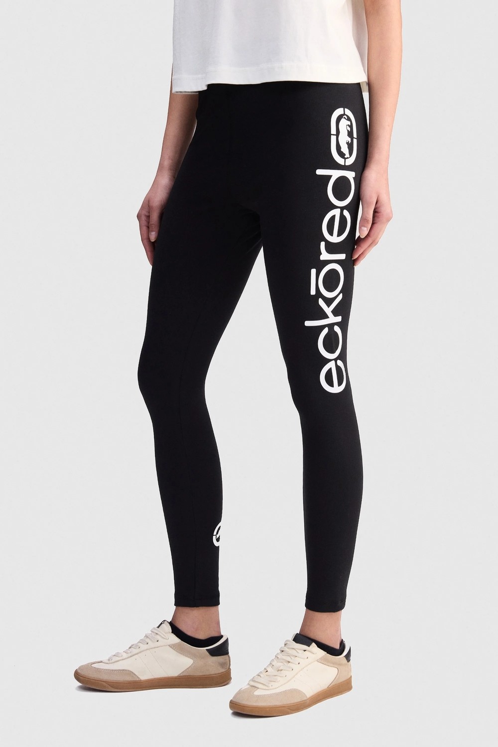 Ecko Unltd. Ecko Red Madıson Standard Fit Baskılı Interlok Kadın Siyah Tayt