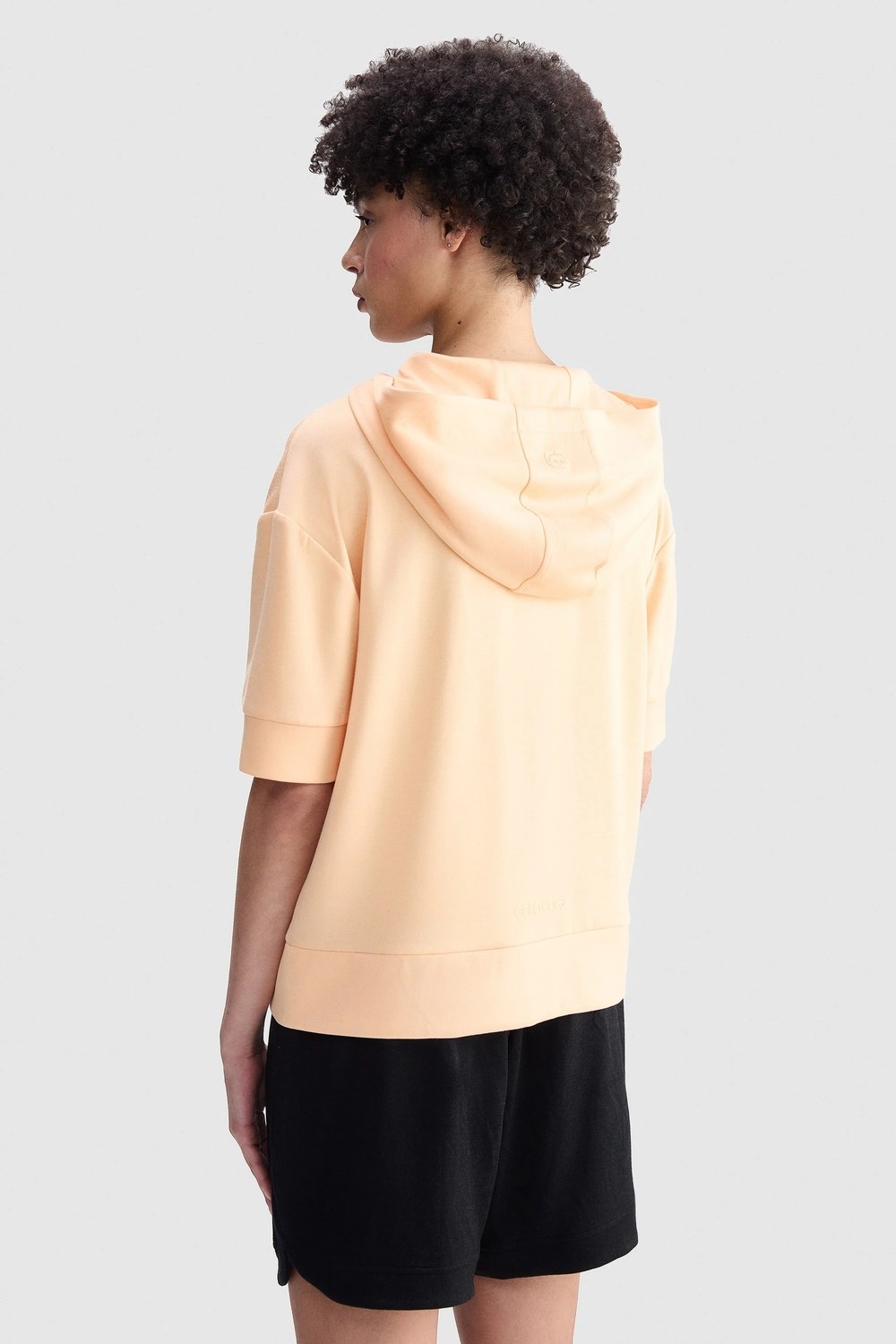 Ecko Unltd. Junıper Regular Fit Kapüşonlu Baskılı Kadın Turuncu Sweatshirt görsel 4