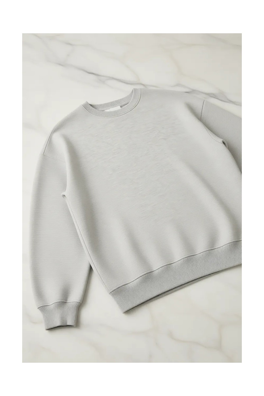 Los Ojos Ekru Geniş Kalıp Bisiklet Yaka Sweatshirt Crew Neck görsel 7
