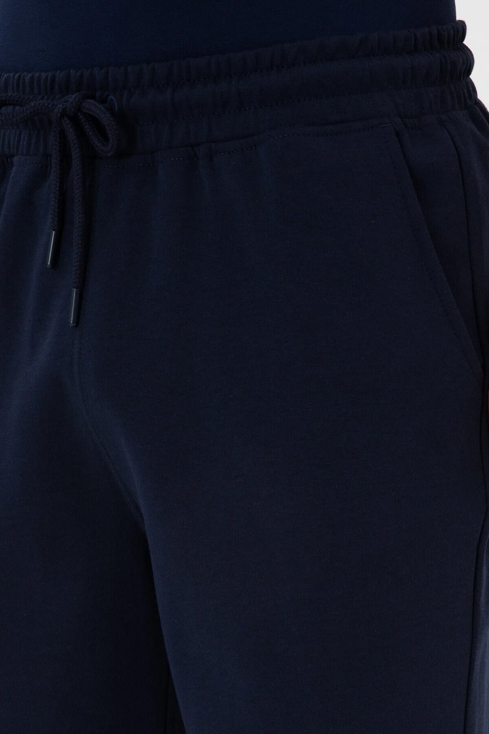 U.S. Polo Assn. Erkek Siyah Örme Şort 50306964-VR046 görsel 7