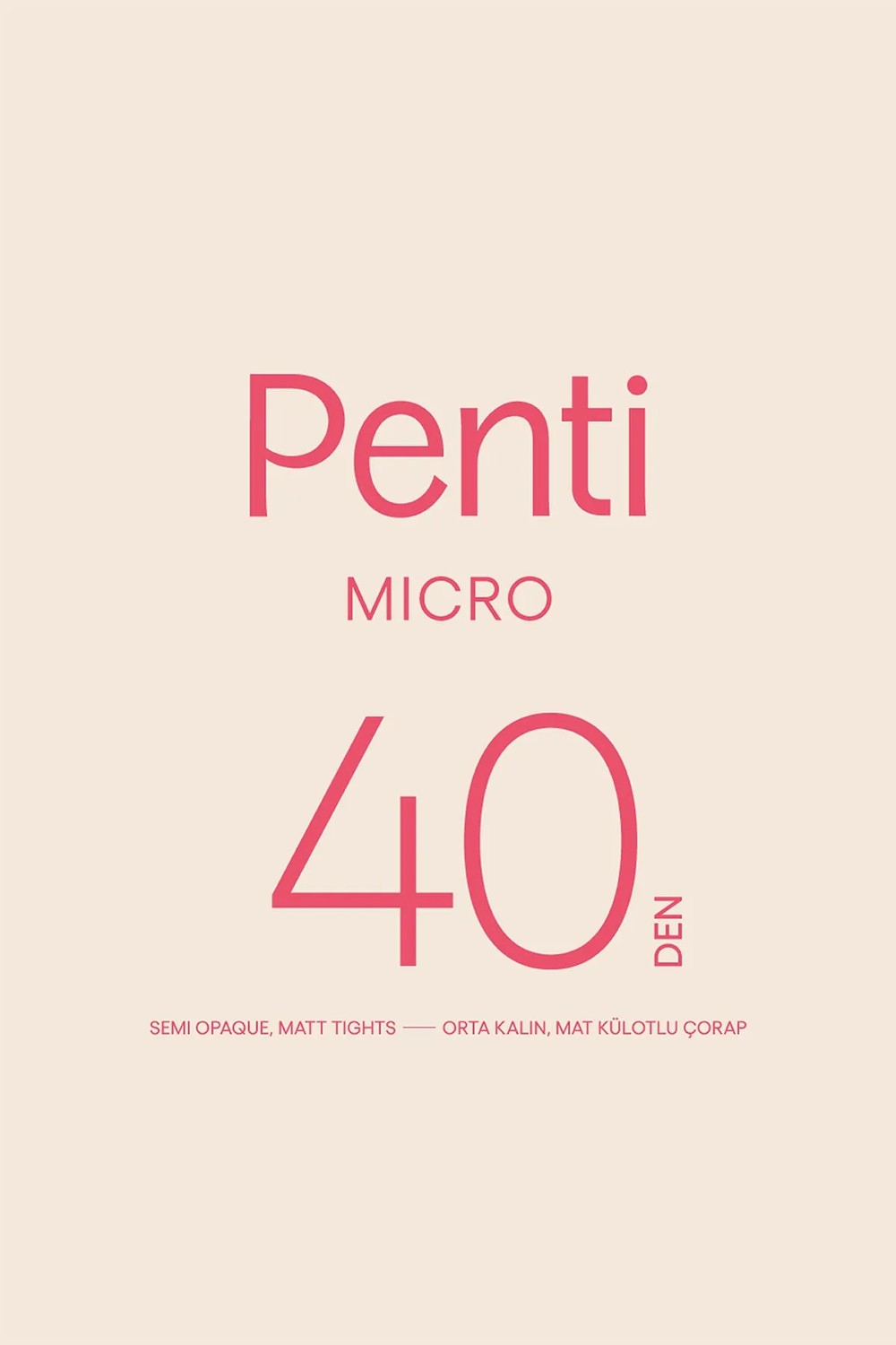 Penti Micro 40 Kestane Külotlu Çorap-Pentilicious görsel 8