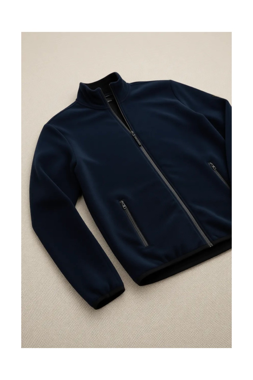 U.S. Polo Assn. Erkek Regular Fit Gri Polar Örme Hırka 50313779-VR024 görsel 8
