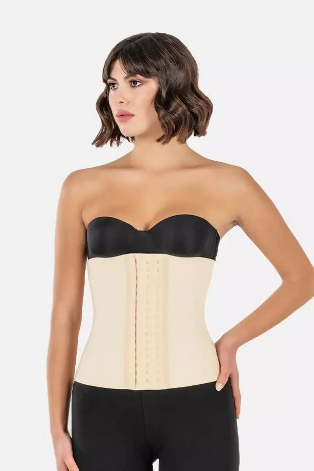 Yamuna Kısa Latex Korse Ten görsel 7