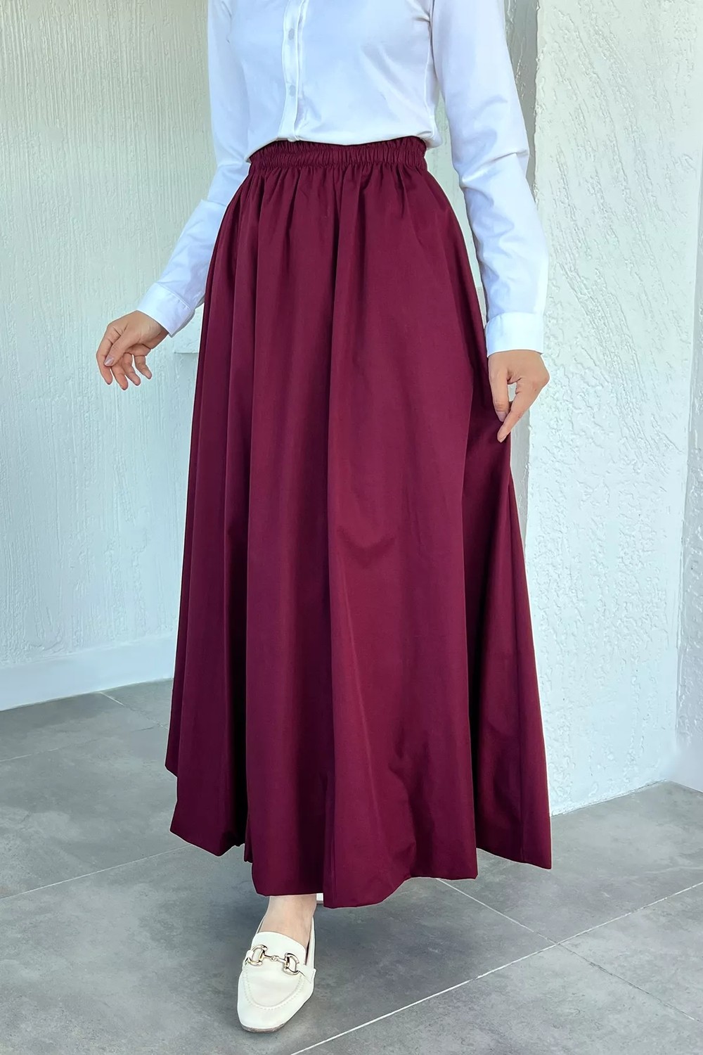 Julude Bel Lastikli Tesettür Balon Etek P-00022530