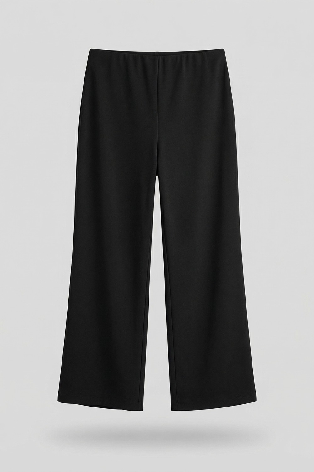 ALLDAY Bej Ütü Izi Detaylı Geniş Paça Pantolon görsel 5