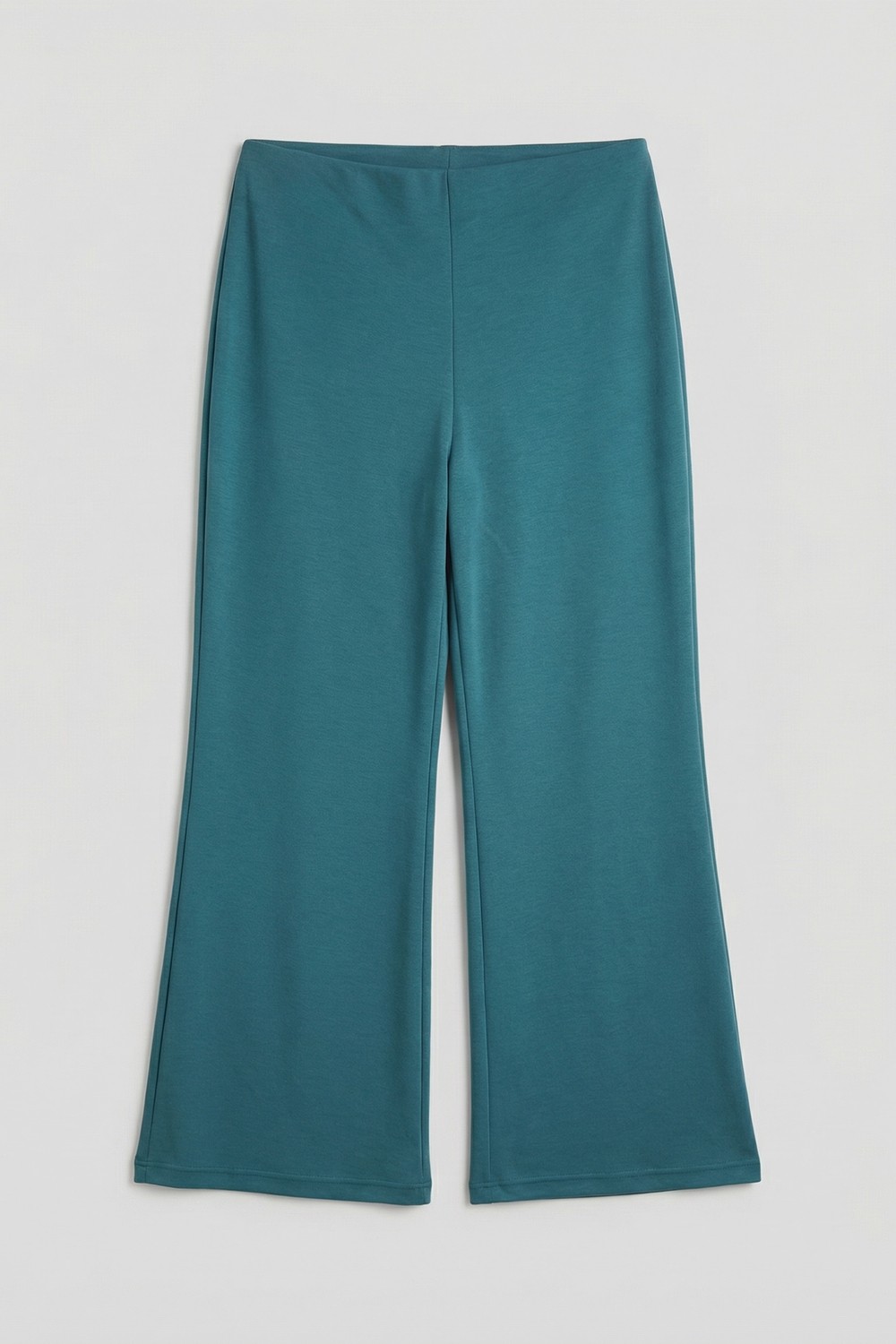ALLDAY Bej Ütü Izi Detaylı Geniş Paça Pantolon görsel 7