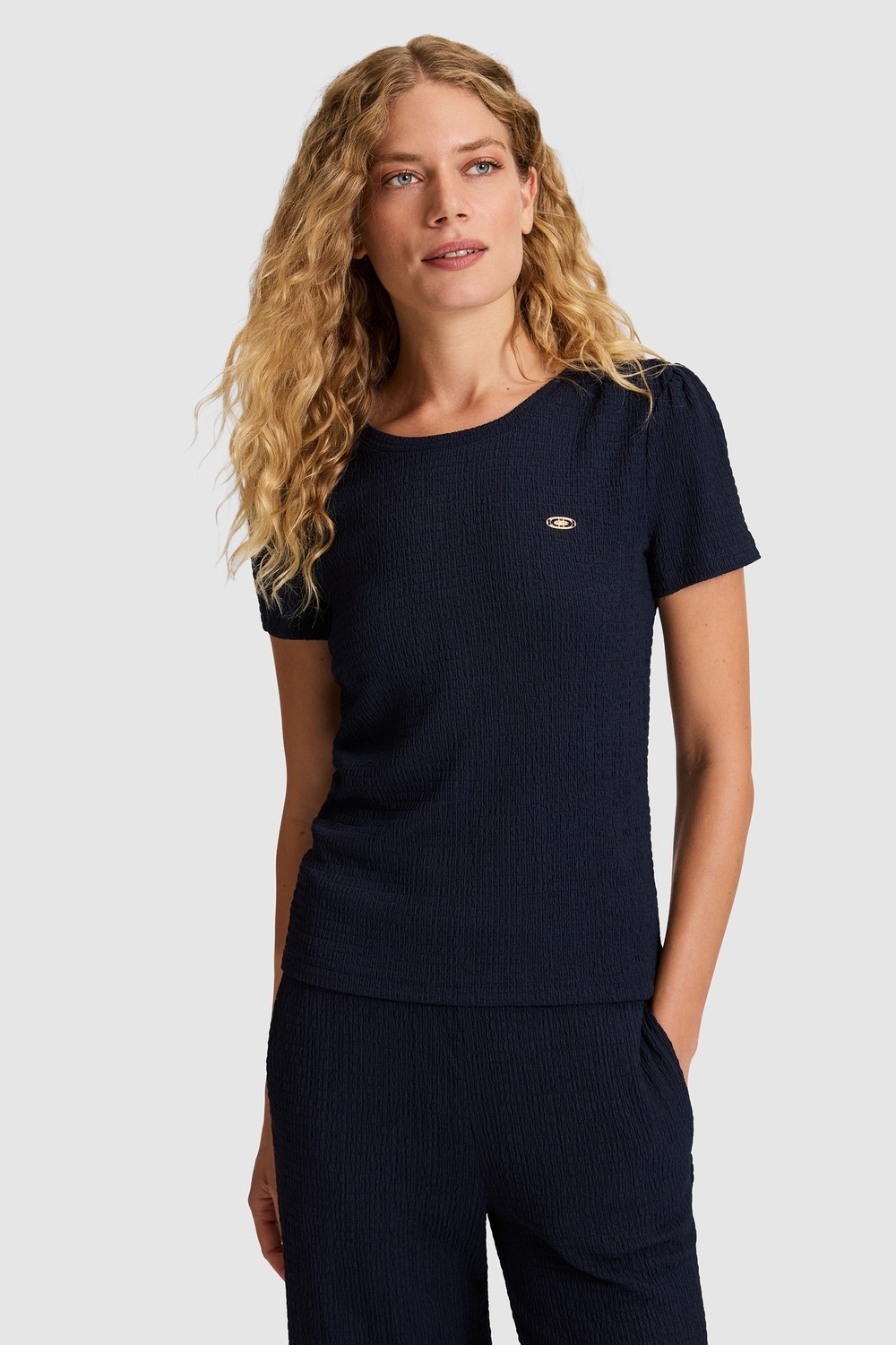 U.S. Polo Assn. Kadın Lacivert Tişört 50323475-VR033 görsel 3
