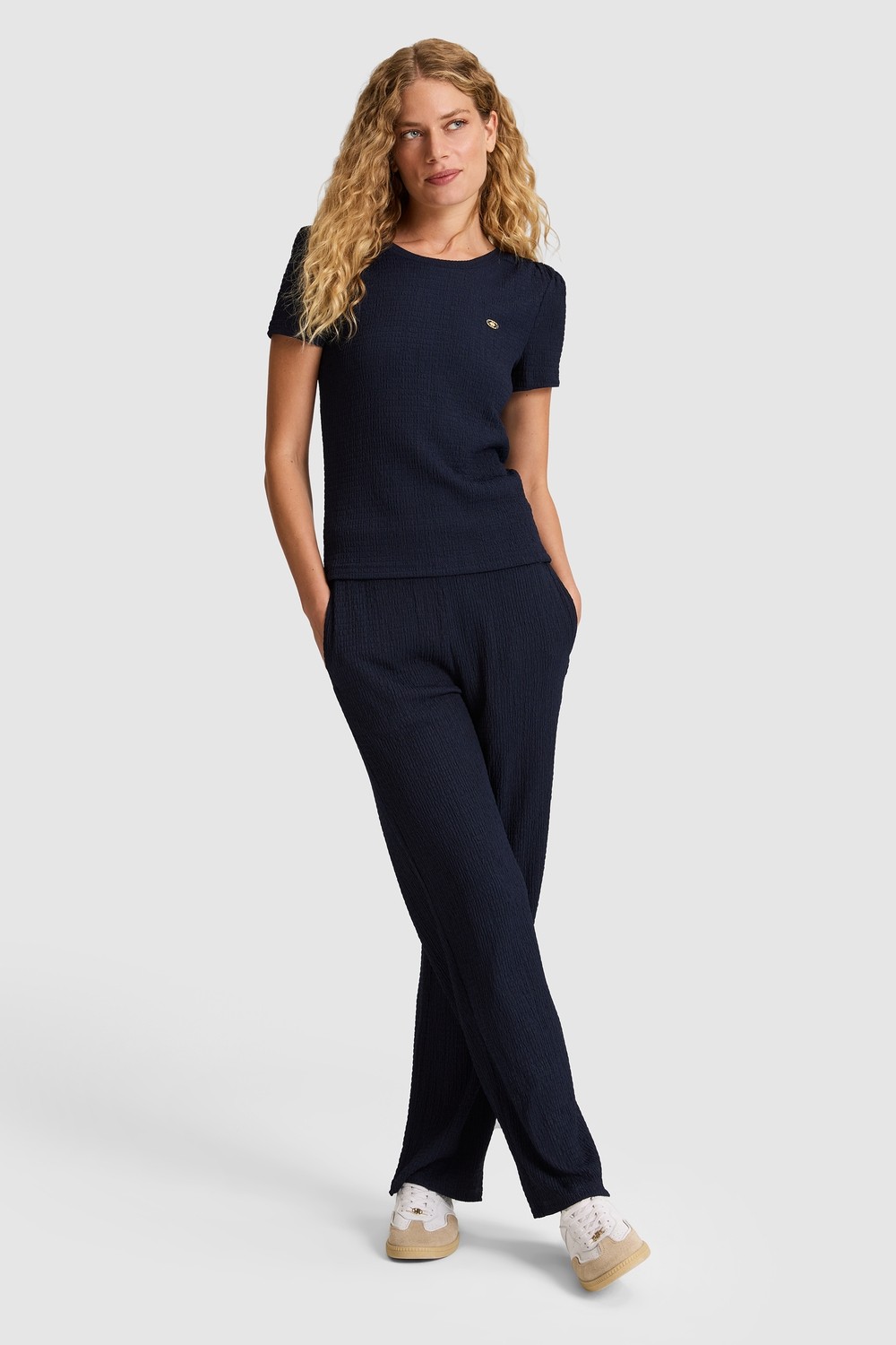 U.S. Polo Assn. Kadın Lacivert Tişört 50323475-VR033 görsel 5