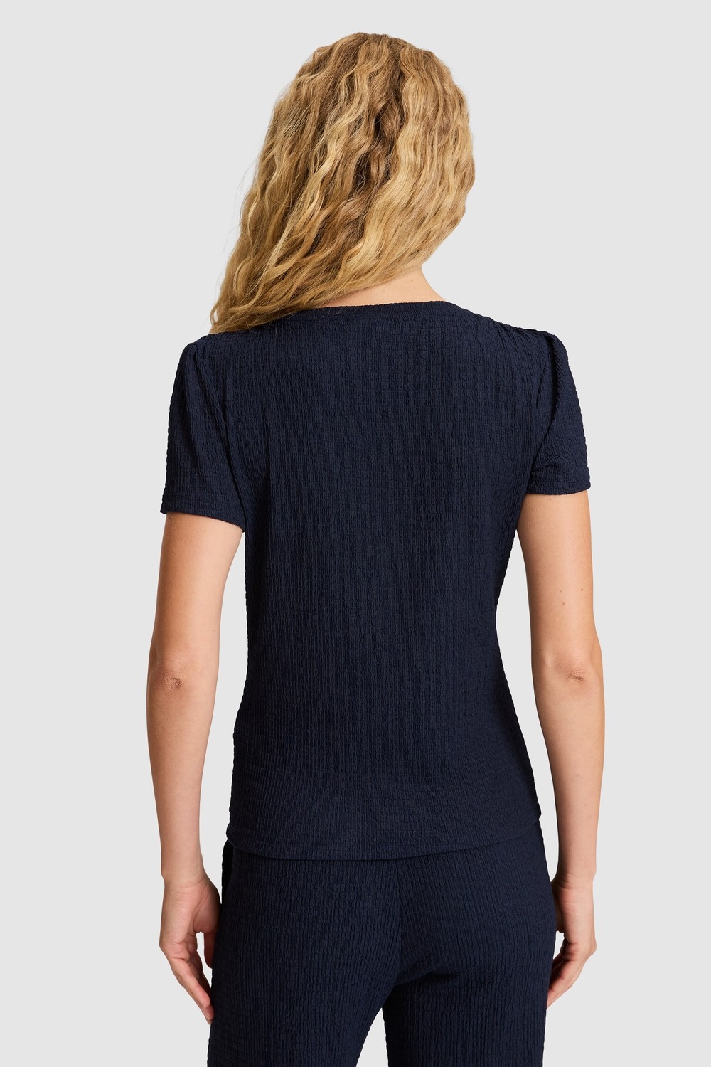 U.S. Polo Assn. Kadın Lacivert Tişört 50323475-VR033 görsel 6