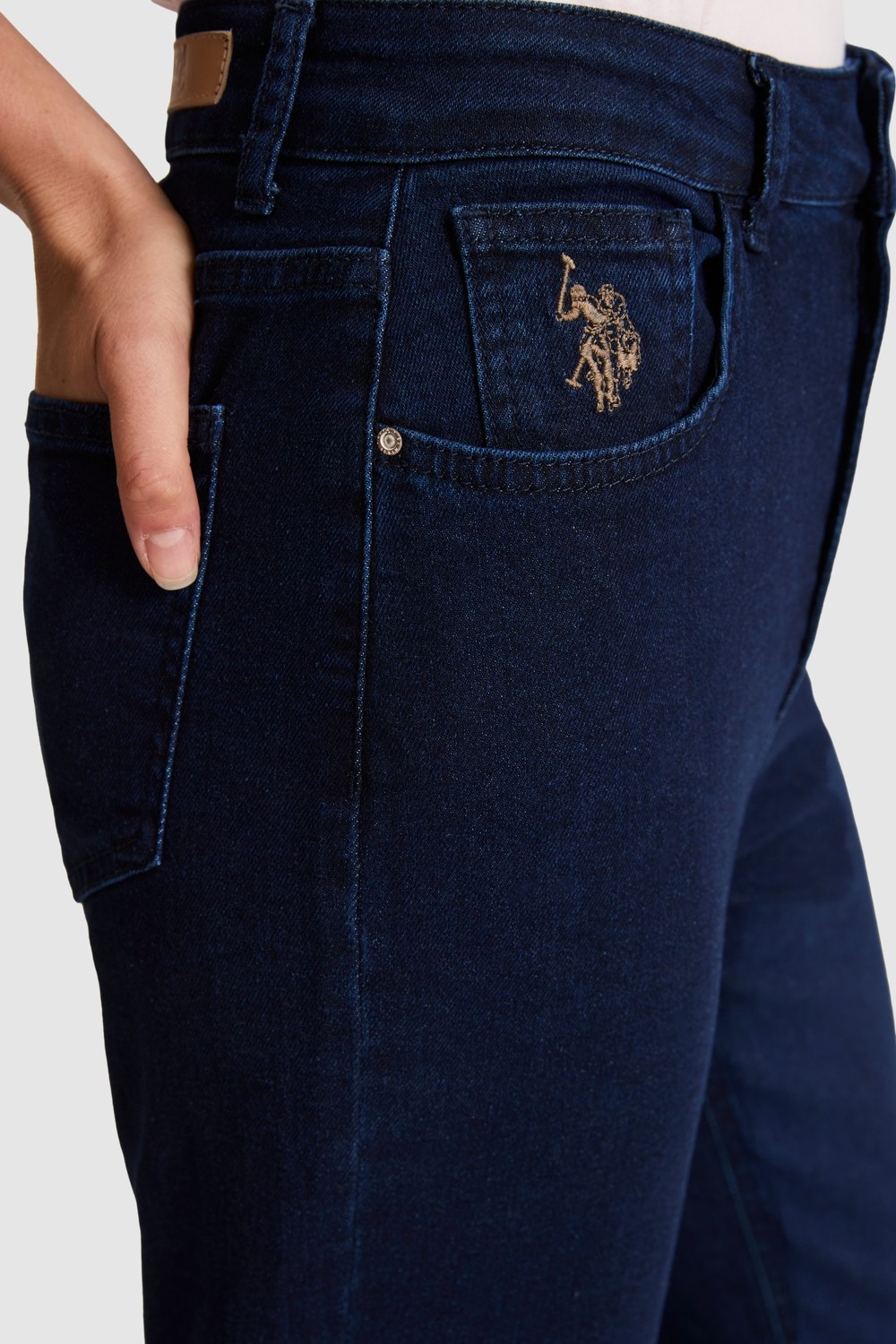 U.S. Polo Assn. Kadın Mavi Pantolon (Jean) 50325217-DN0013 görsel 6