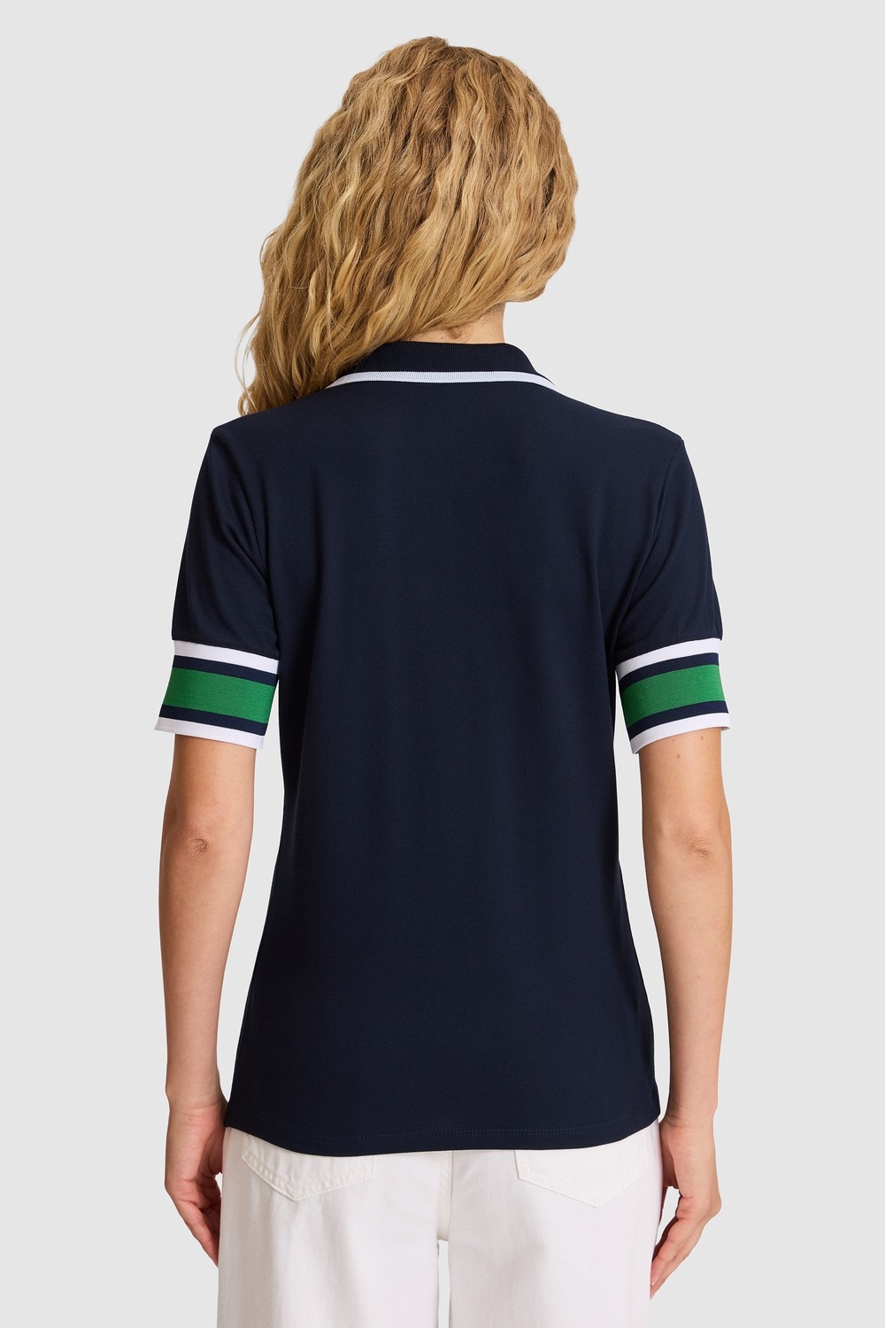 U.S. Polo Assn. Kadın Beyaz Tişört 50323543-VR013 görsel 5