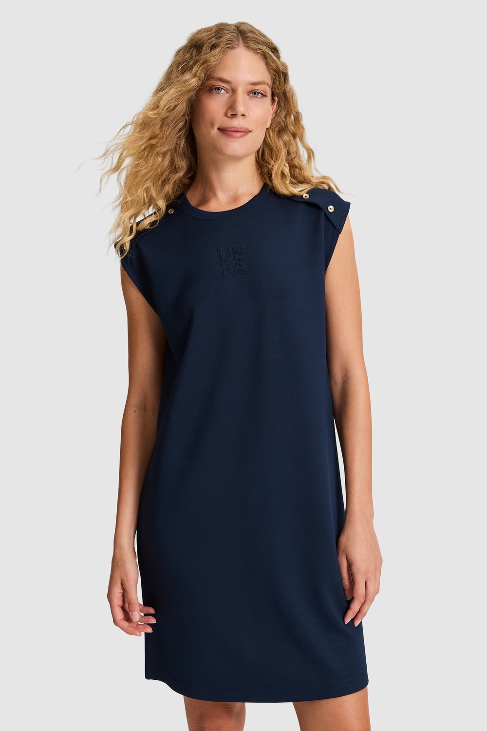 U.S. Polo Assn. Kadın Lacivert Elbise (Örme) 50323468-VR033 görsel 3