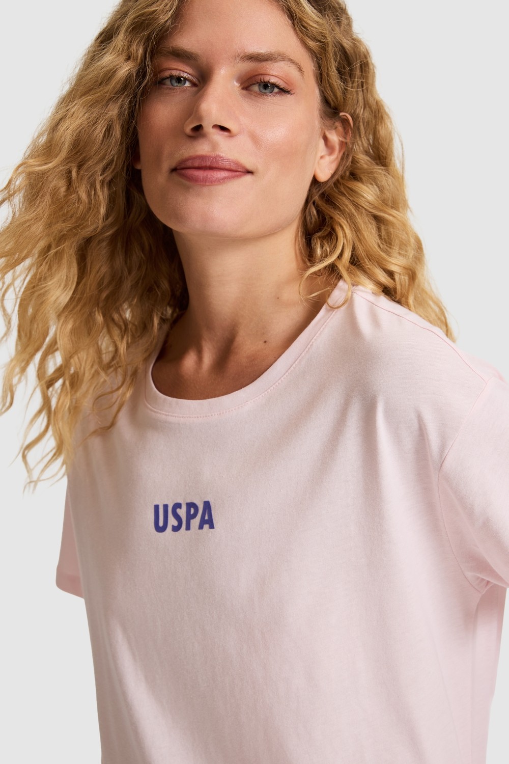 U.S. Polo Assn. Kadın Vişne Tişört 50323530-VR223 görsel 8