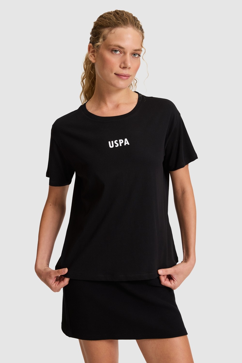 U.S. Polo Assn. Kadın Vişne Tişört 50323530-VR223