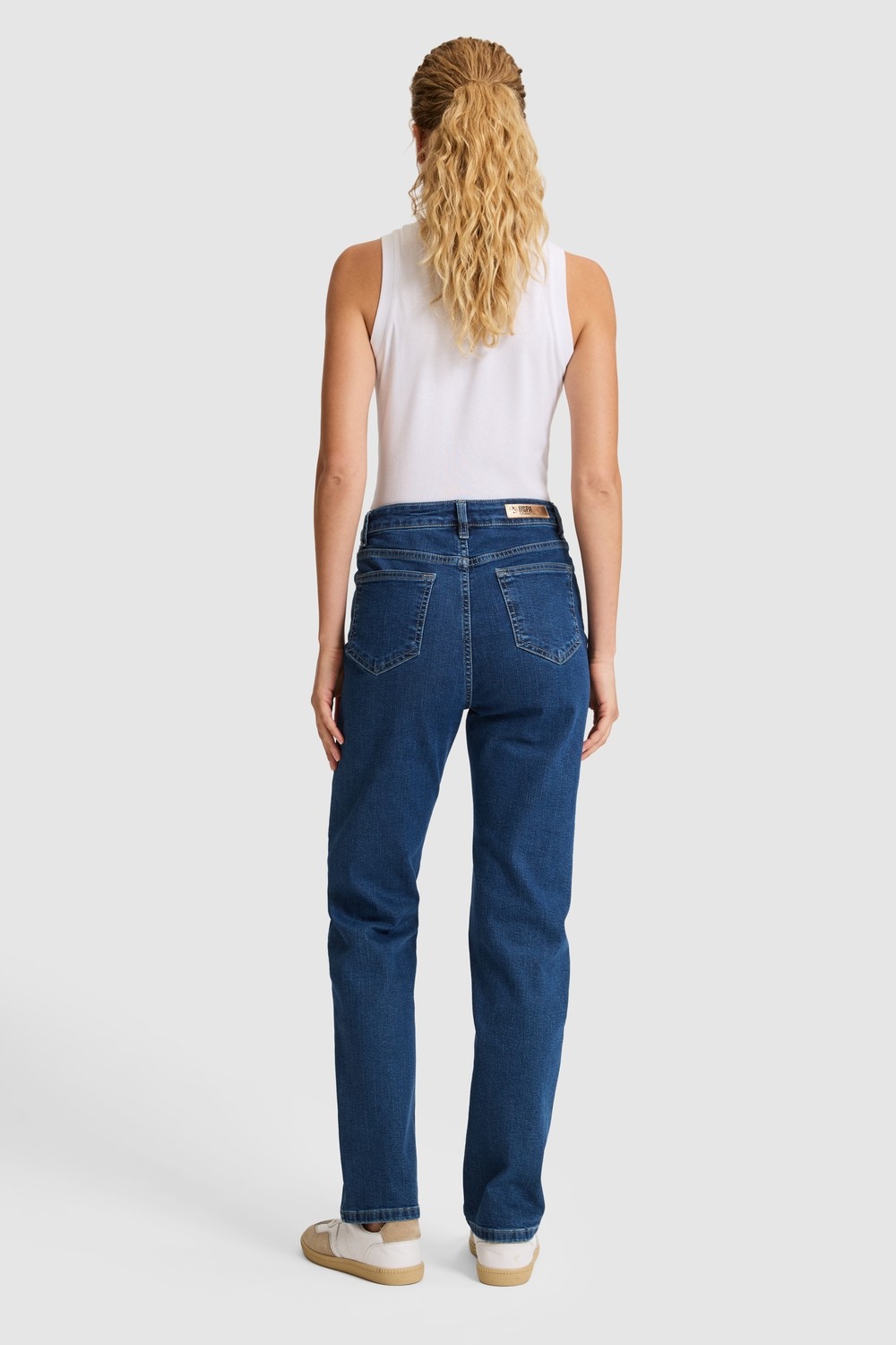 U.S. Polo Assn. Kadın Mavi Pantolon (Jean) 50325200-DN0013 görsel 5