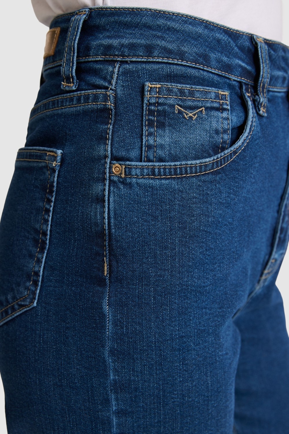 U.S. Polo Assn. Kadın Mavi Pantolon (Jean) 50325200-DN0013 görsel 6