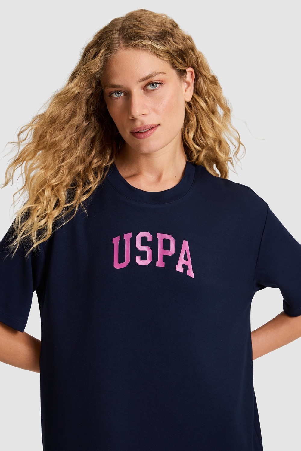 U.S. Polo Assn. Kadın Lacivert Elbise (Örme) 50325286-VR033 görsel 2