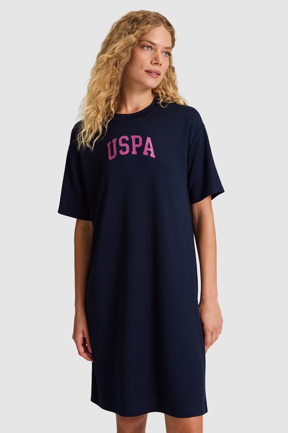 U.S. Polo Assn. Kadın Lacivert Elbise (Örme) 50325286-VR033 görsel 3