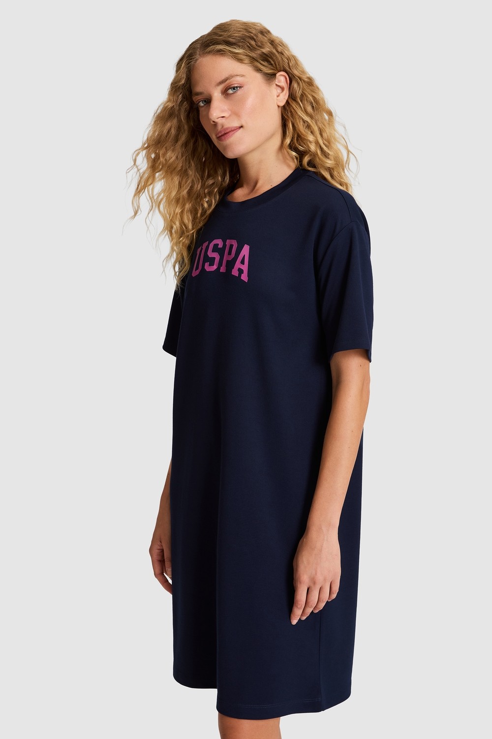 U.S. Polo Assn. Kadın Lacivert Elbise (Örme) 50325286-VR033 görsel 4