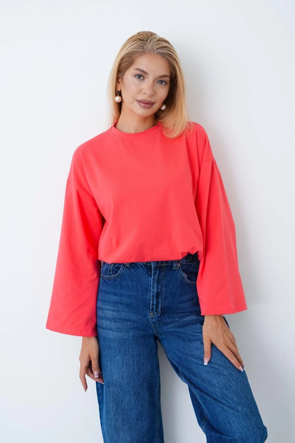 herkesemoda Kadın Tesettüre Uygun Geniş Kollu Body