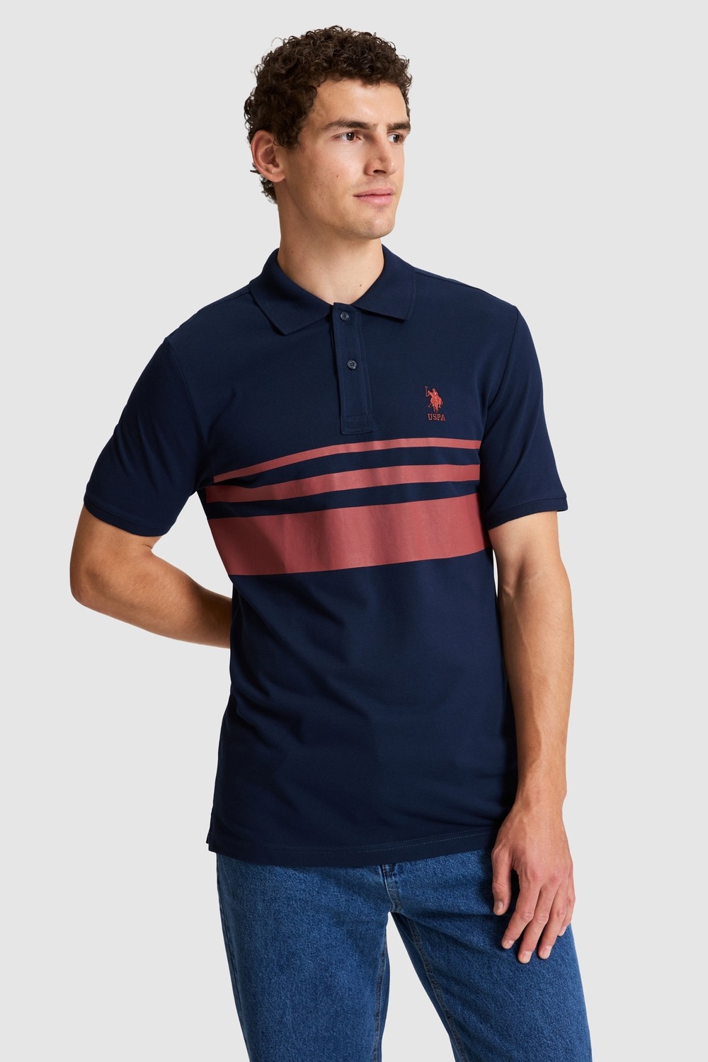 U.S. Polo Assn. Erkek Lacivert Tişört 50326995-VR033