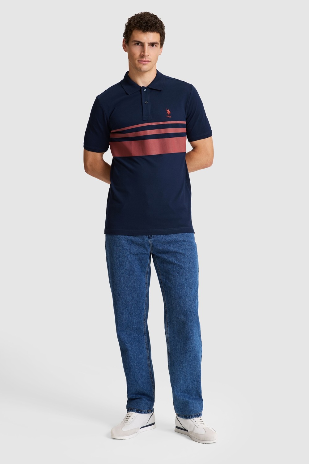 U.S. Polo Assn. Erkek Lacivert Tişört 50326995-VR033 görsel 4