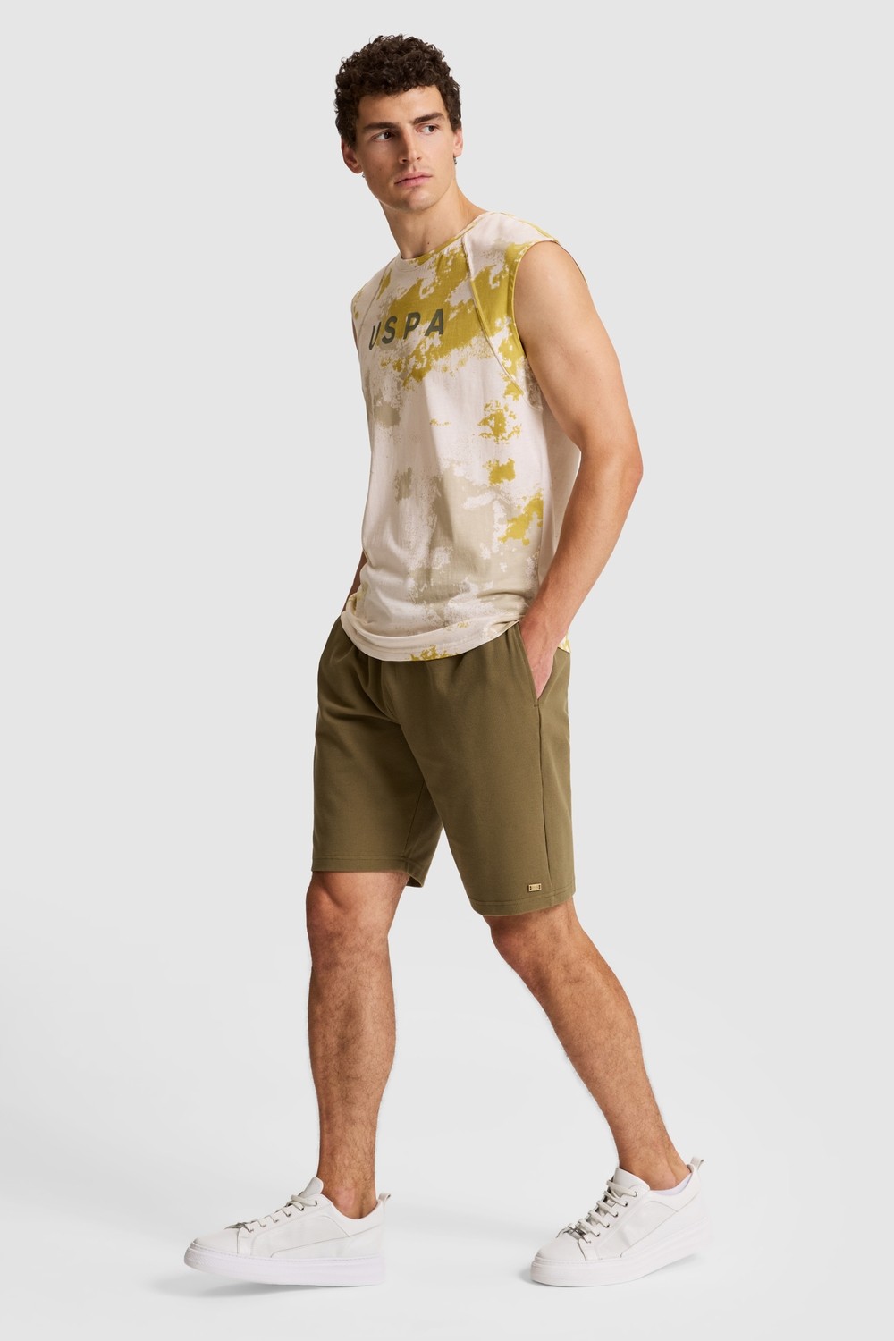 U.S. Polo Assn. Erkek Siyah Şort (Örme) 50327179-VR046 görsel 3