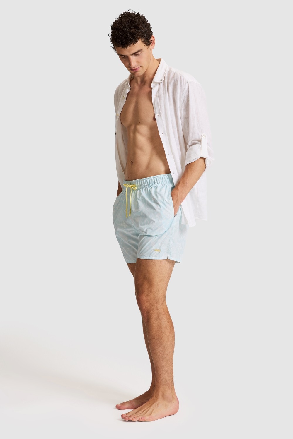 U.S. Polo Assn. Erkek Lacivert Deniz Şortu 50322271-VR033 görsel 3