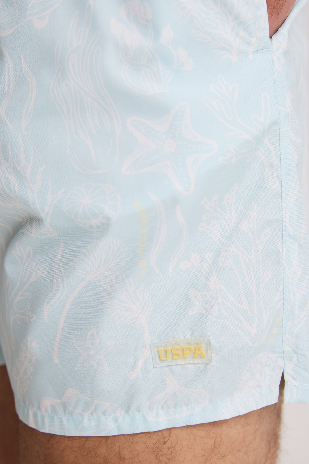 U.S. Polo Assn. Erkek Lacivert Deniz Şortu 50322271-VR033 görsel 6