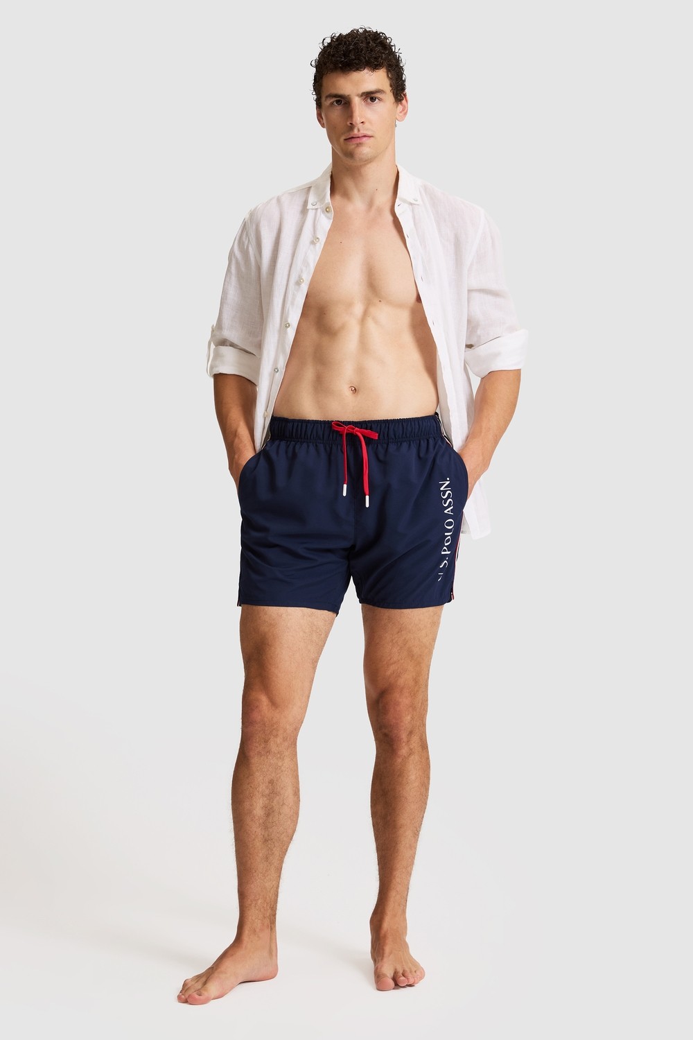 U.S. Polo Assn. Erkek Lacivert Deniz Şortu 50322249-VR033