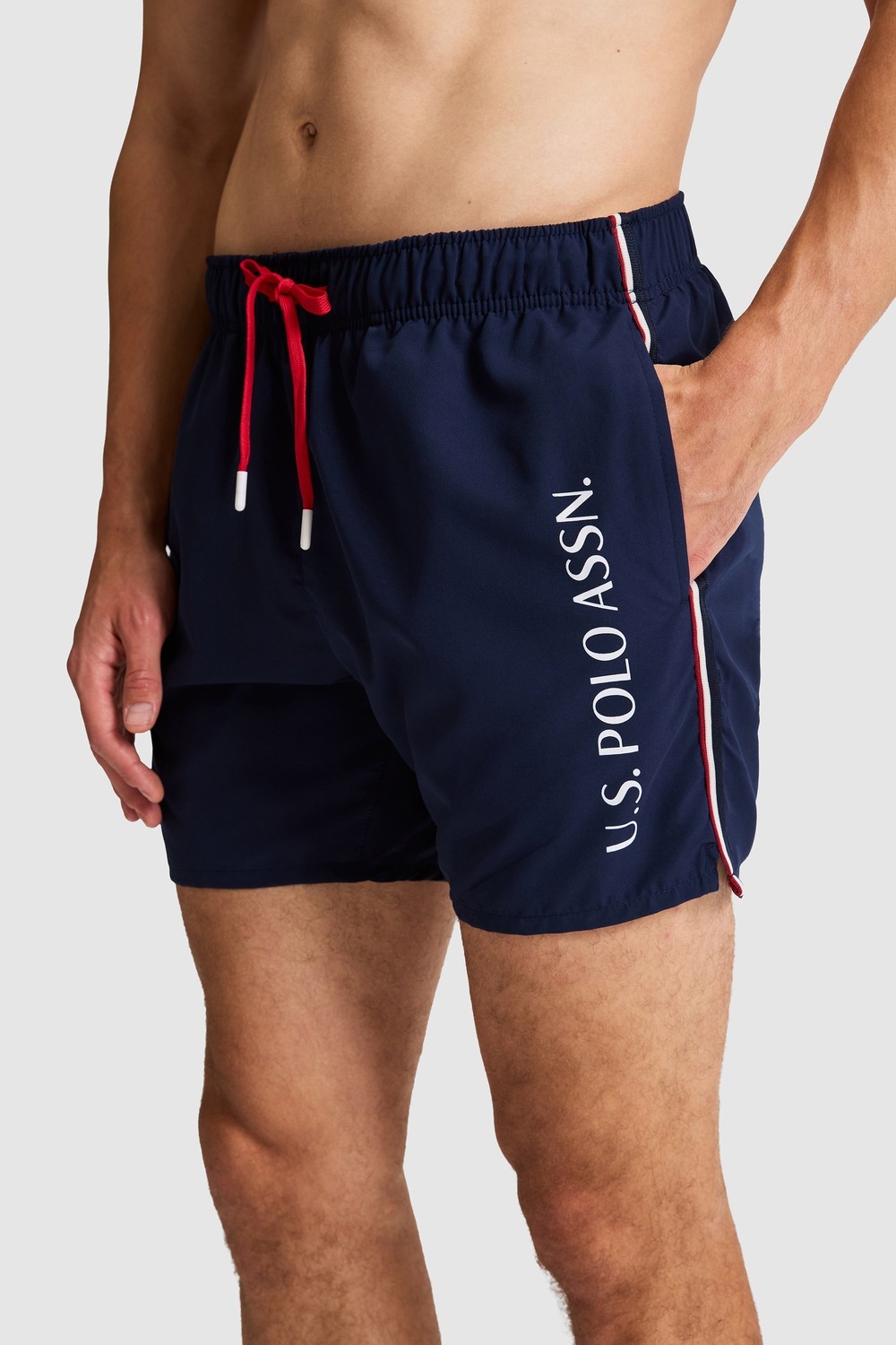 U.S. Polo Assn. Erkek Lacivert Deniz Şortu 50322249-VR033 görsel 4