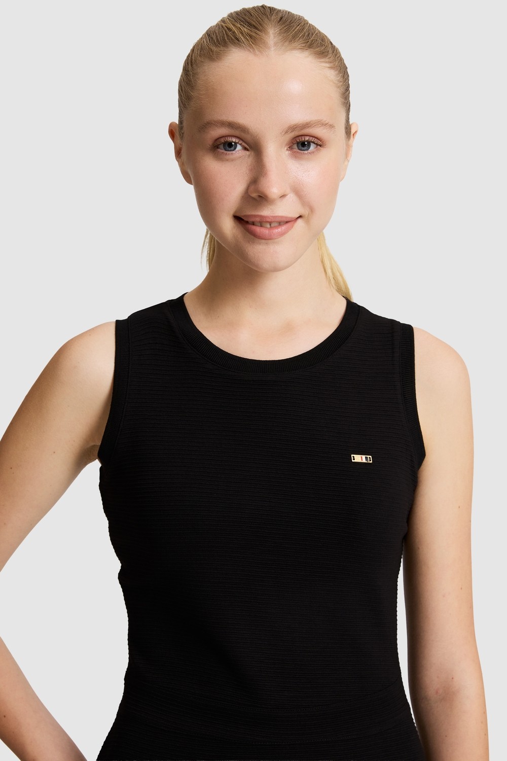 U.S. Polo Assn. Kadın Siyah Elbise (Örme) 50325275-VR046 görsel 2