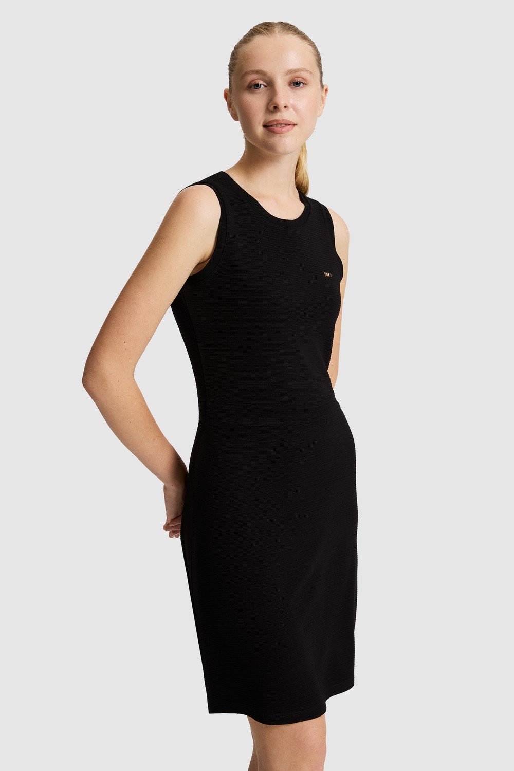 U.S. Polo Assn. Kadın Siyah Elbise (Örme) 50325275-VR046 görsel 3