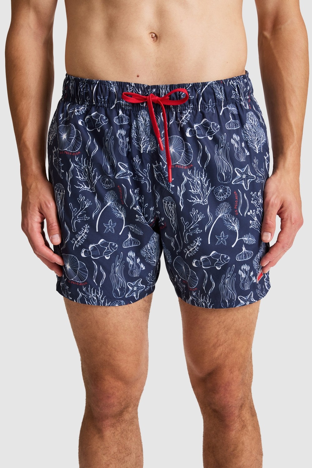 U.S. Polo Assn. Erkek Lacivert Deniz Şortu 50322271-VR033 görsel 7