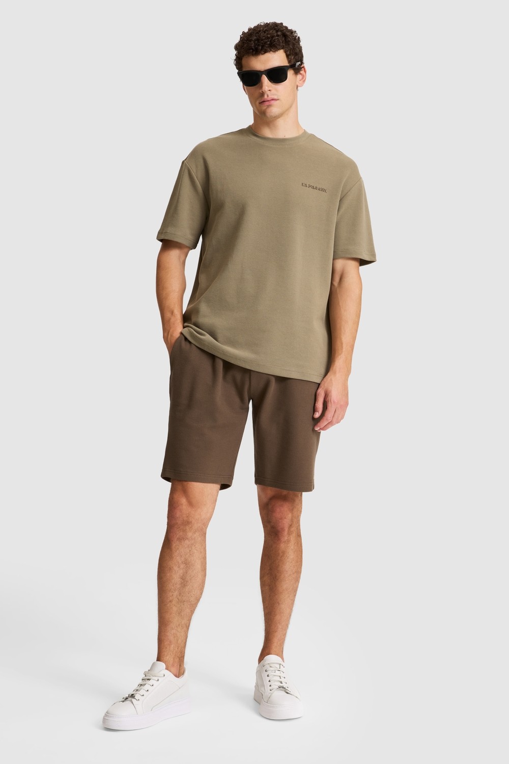 U.S. Polo Assn. Erkek Siyah Şort (Örme) 50327179-VR046 görsel 7