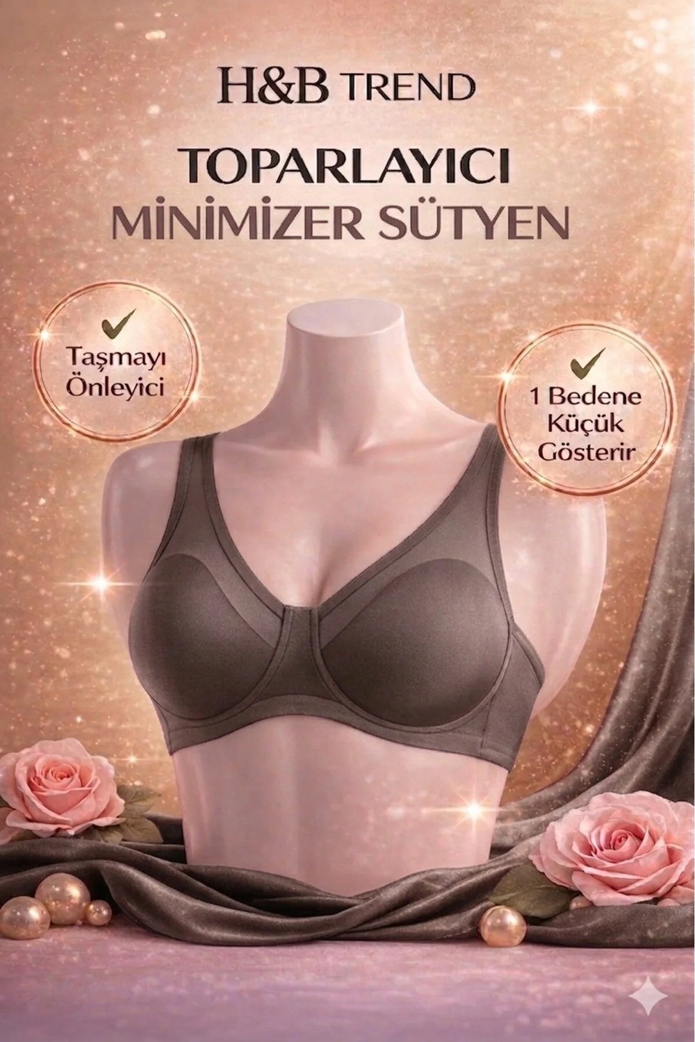 Le Jardin Tüllü Toparlayıcı Soft Cup Kadın Sütyen 9200 görsel 5