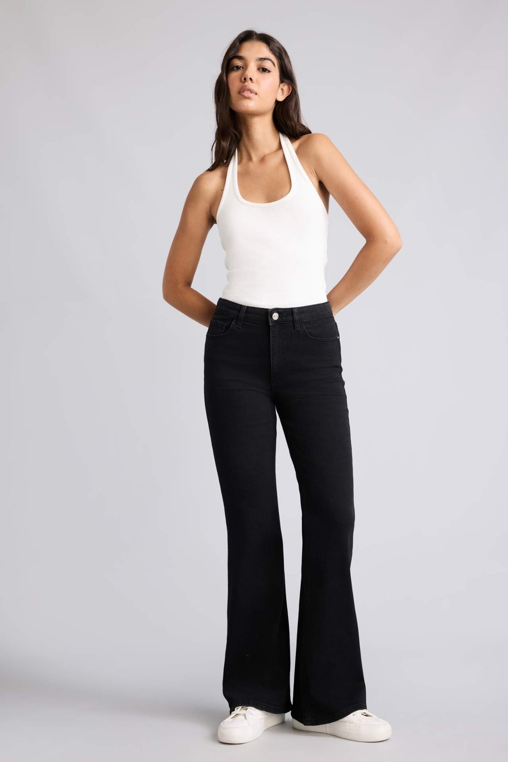 DeFacto Flare Fit Normal Bel Jean Pantolon H7470AX26AU görsel 2
