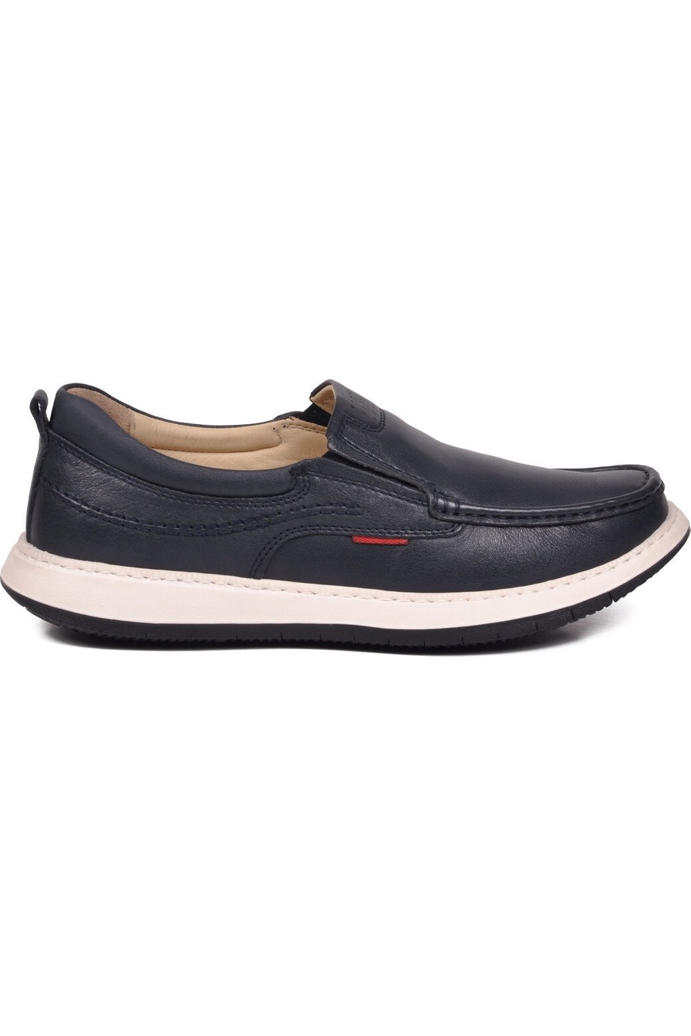 Voyager Erkek Kum Nubuk Hakiki Deri Kolay Giyilebilir Hafızalı Rahat Taban Casual Ayakkabı Loafer 6501 M görsel 7